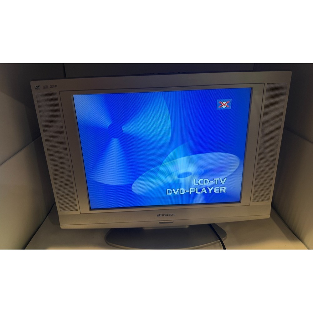 Emerson LD200EM8 20" Retro Gaming TV DVD Combo Tested No Remote
